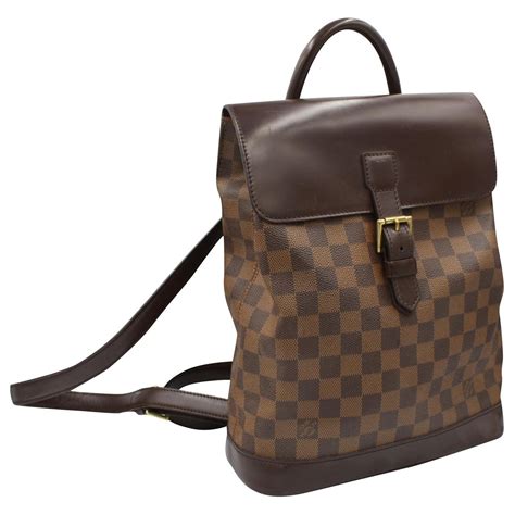 lv backpack checkered